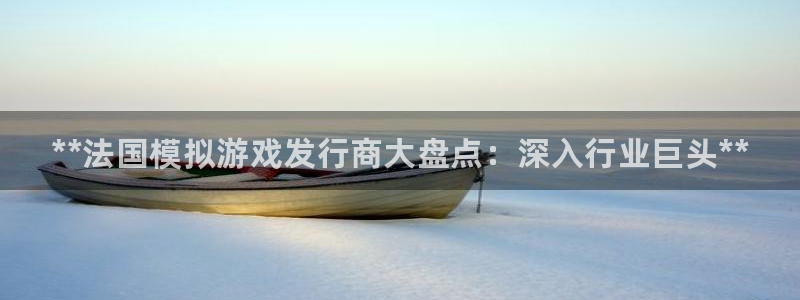 蓝狮在线的钱能提出来吗：**法国模拟游戏发行商大盘点：深入行业巨头**