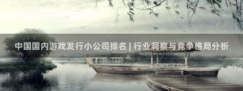 蓝狮智邦(北京)品牌策划有限公司：中国国内游戏发行小公司排名 | 行业洞察与竞争格局分析