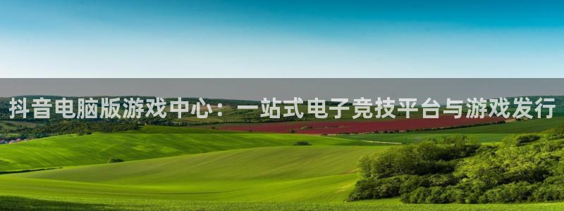 蓝狮在线平台代理条件是什么：抖音电脑版游戏中心：一站式电子竞技平台与游戏发行